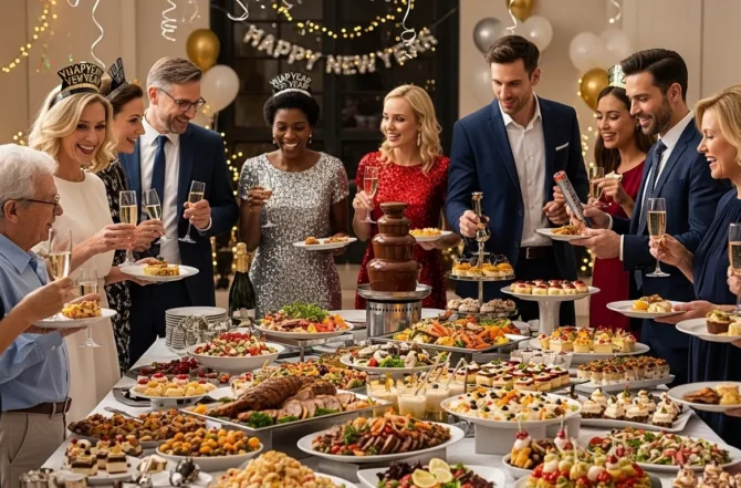 Buffet para Ano Novo​