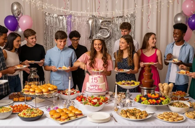 Buffet para Festa de 15 Anos