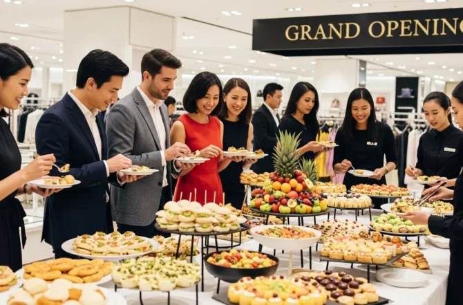 Buffet para Inauguração de Loja​