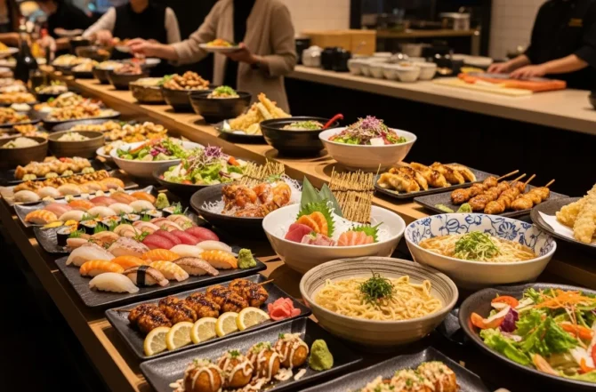 Buffet de Comida Japonesa​